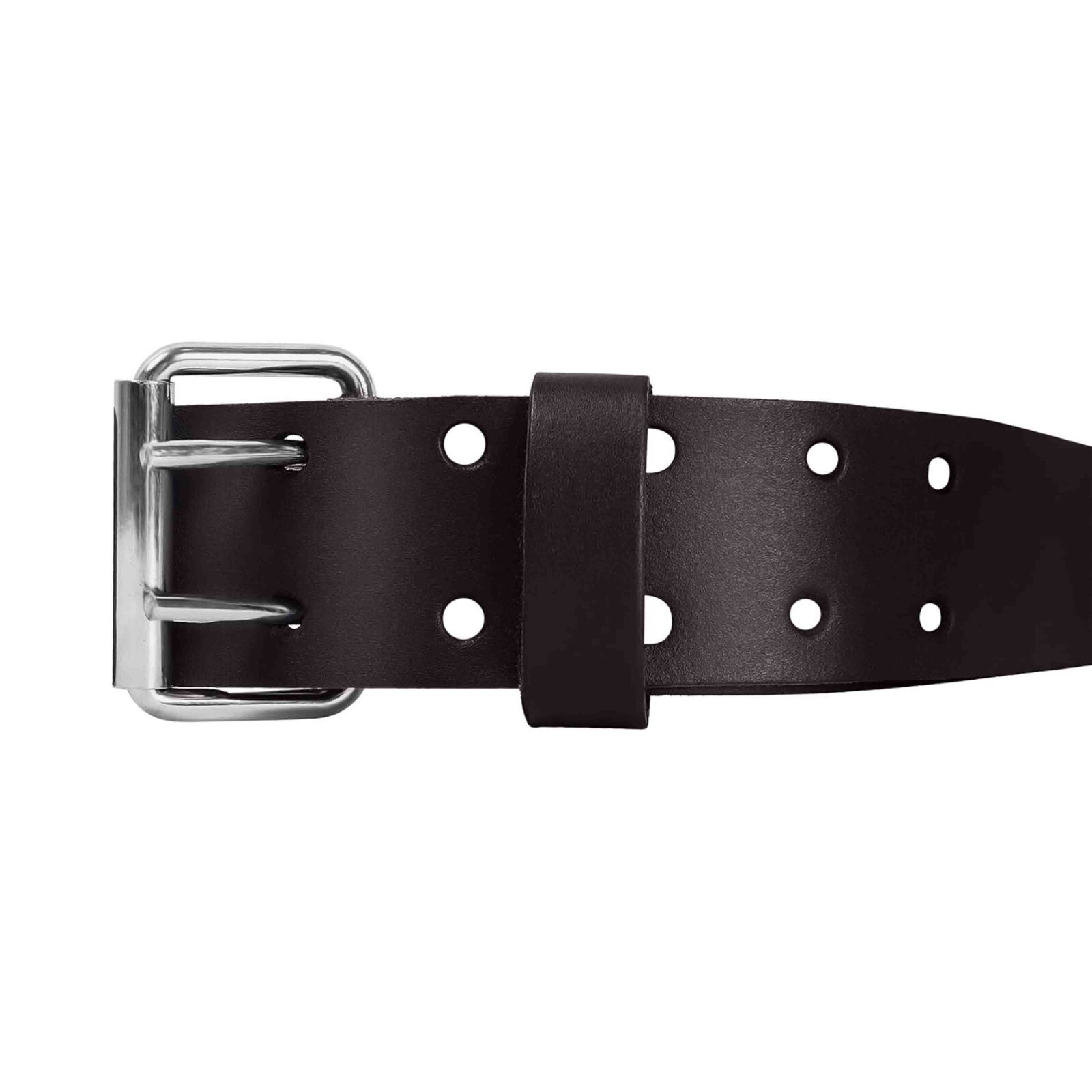 2″ Wide Heavy Duty Top Grain Leather Tool Belt – Perfect for Construction Work