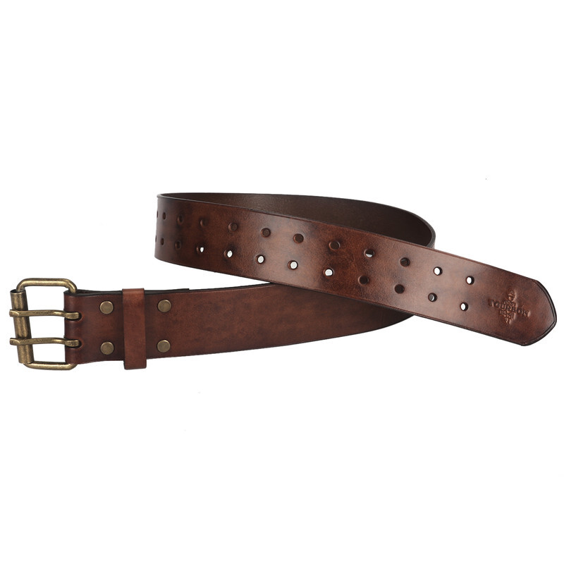 TOURBON Leather Tool Carry Workshop Belt 2in Wide Holster Hold Rig Belt