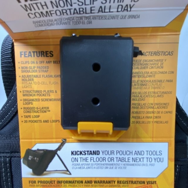 Toughbuilt TB-CT-106A ProfessionalTool Pouch / Shoulder Strap 20 Pockets & Loops