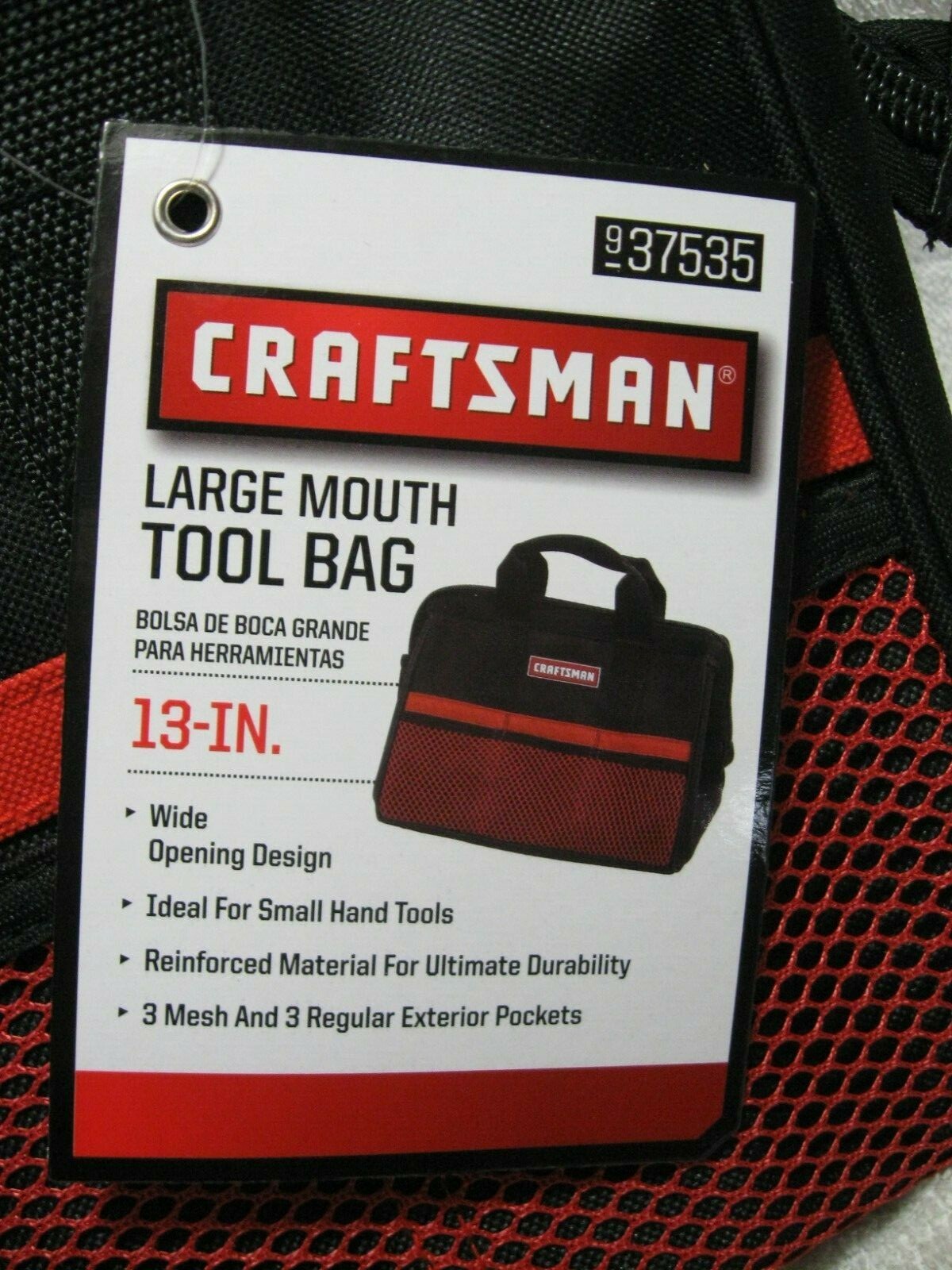 CRAFTSMAN 13″ Large Mouth Tool Bag Roto Zip Ryobi Worx Black & Decker Snap-On RV