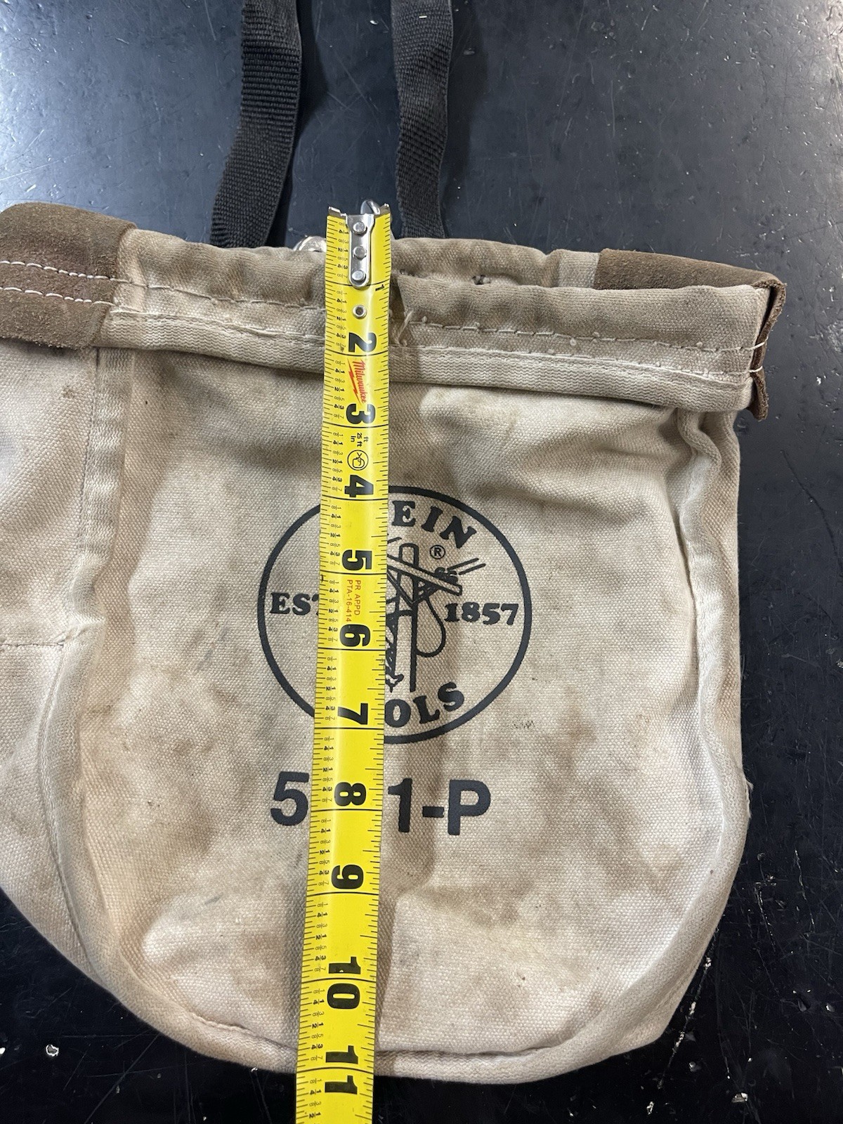 Klein Tools 5141-p Tool Bag Canvas Utility Bag Interior Pocket 4″ x 10″ x 10″