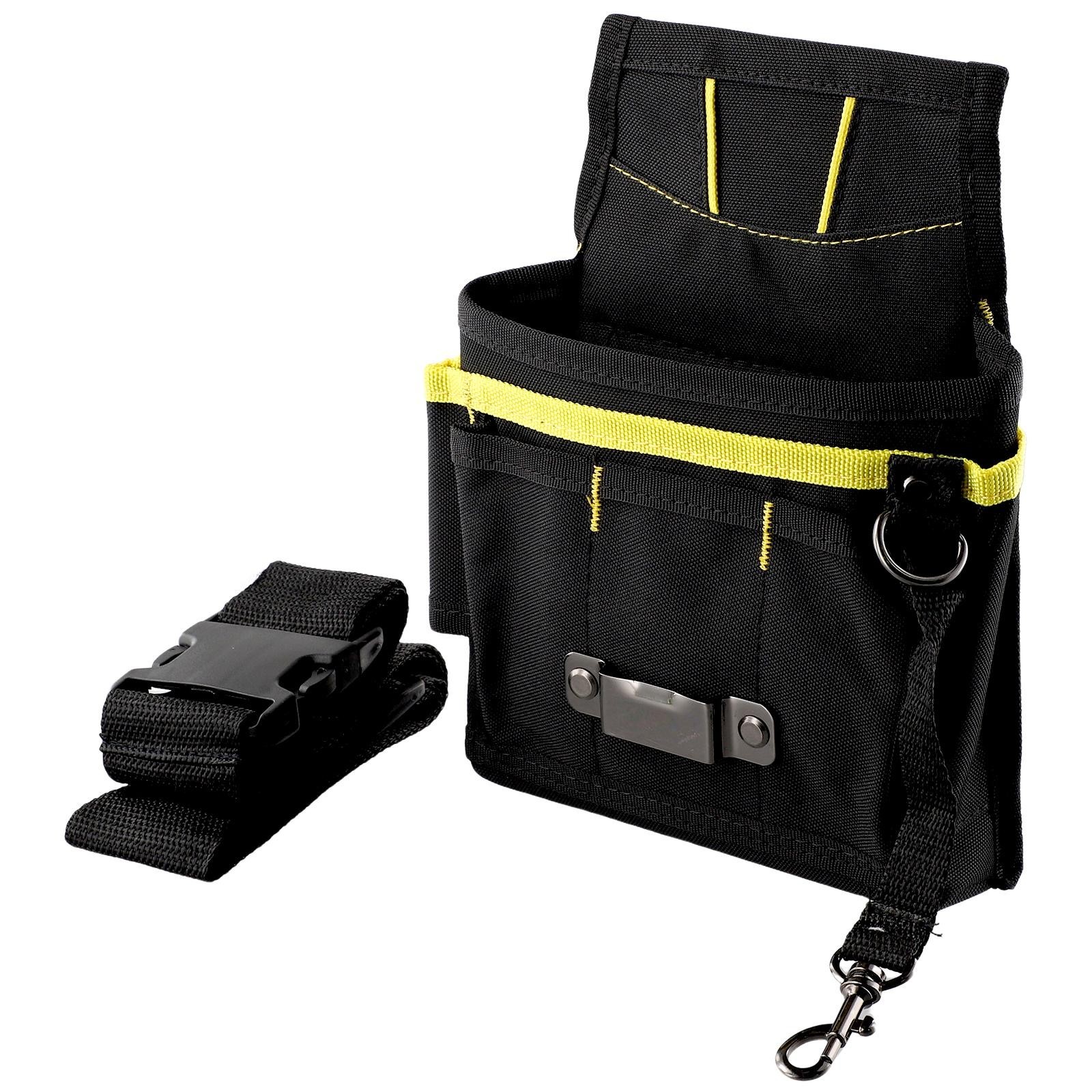 Hot Sale Tool Bag Waist Storage With Pockets 24*17*4cm Belt Tool Black