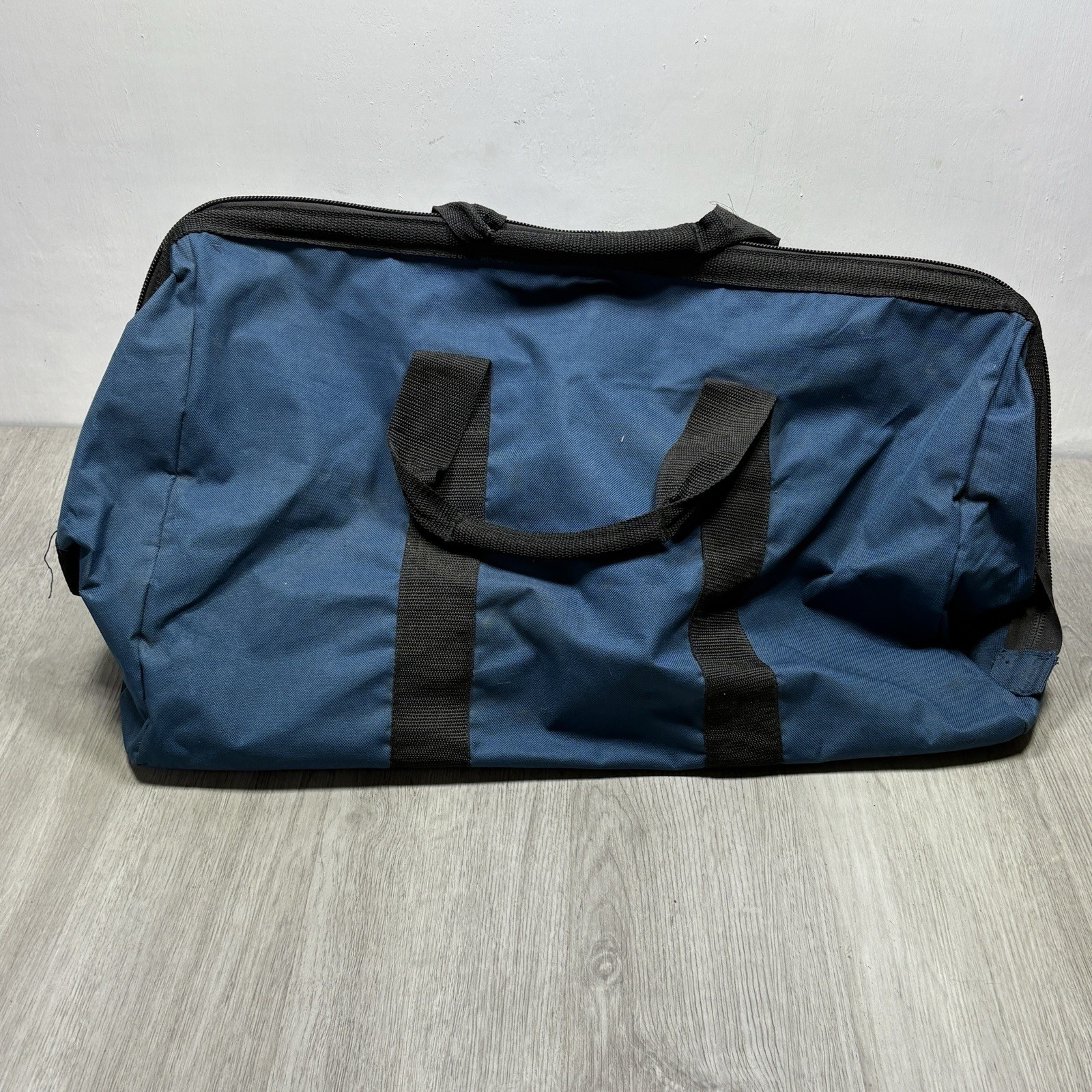 Ryobi Tool Bag 22x14x12 ” Large Blue Zippered Canvas Tool Bag Carry Storage Case