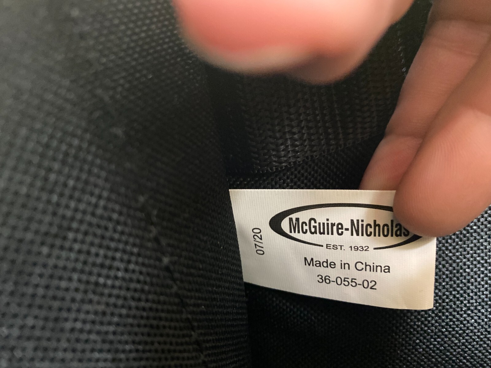 McGuire Nicholas Polyester Tool Pouch Black/Grey NEVER USED!