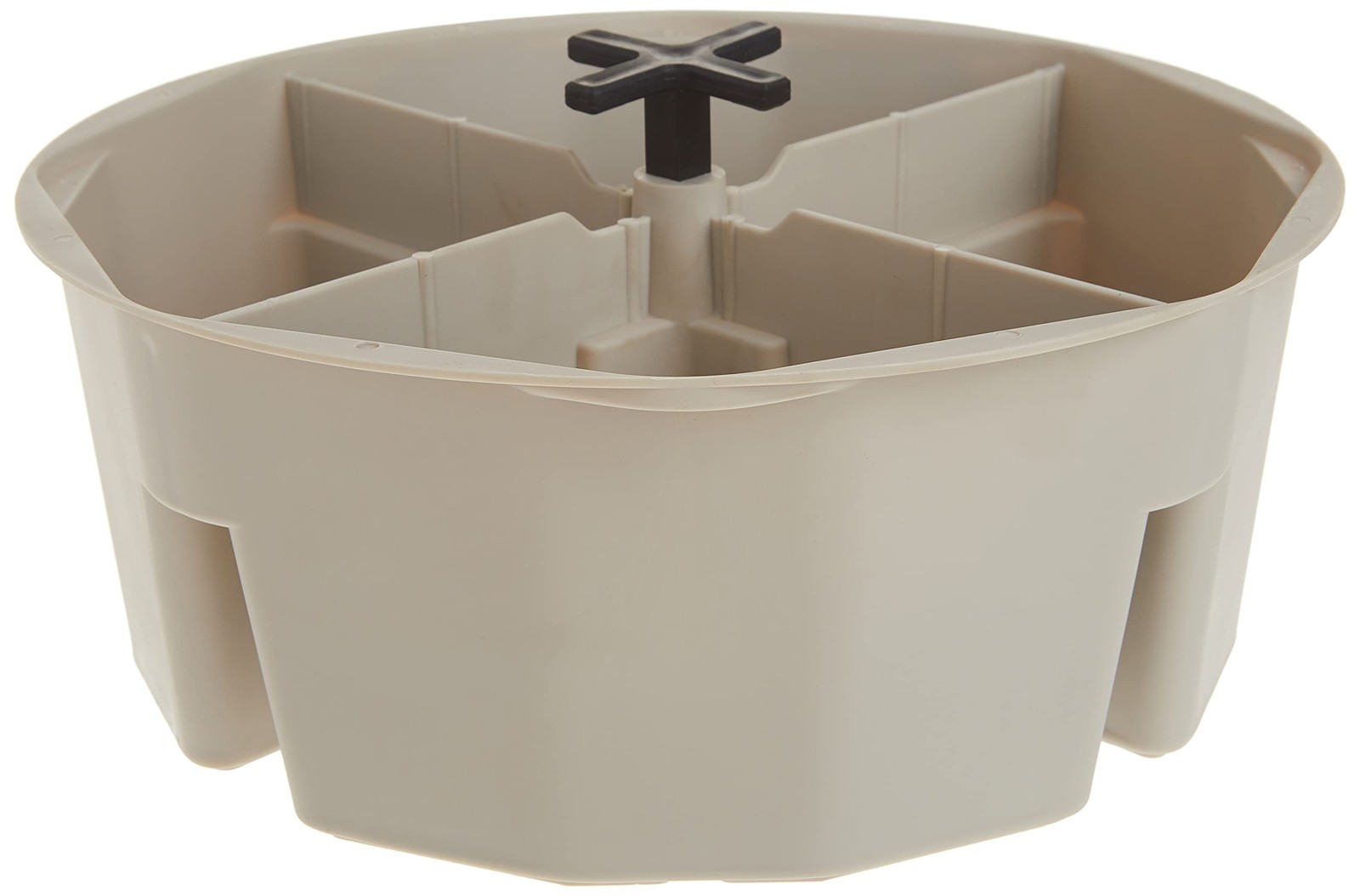 1154 4inch High Fullround Bucket Traycream White