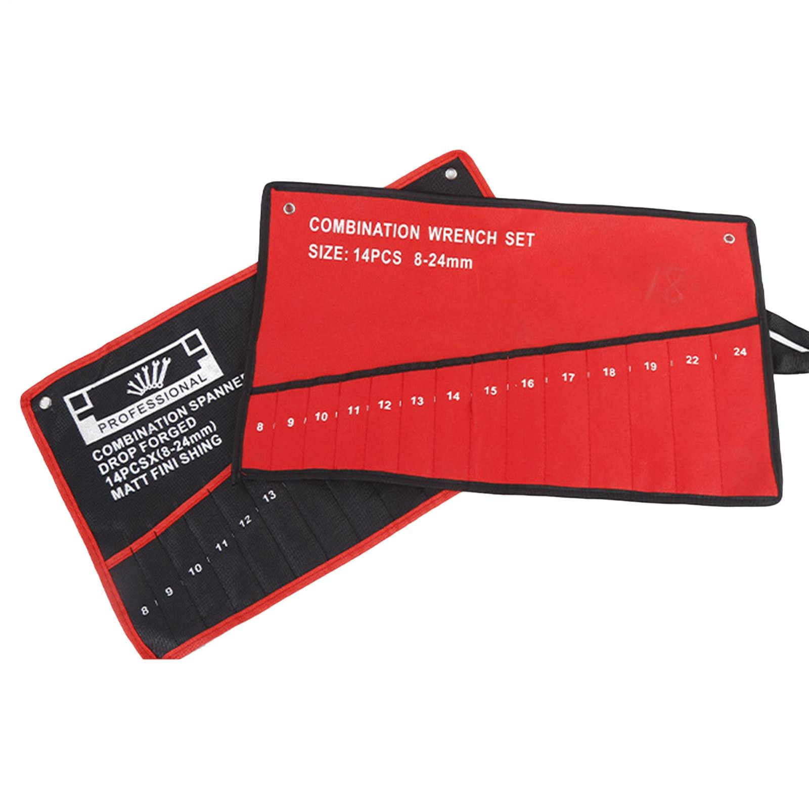 Wrench Roll Bag Heavy-Duty Tear-Resistant Tool Pouch For Garage, Workshop