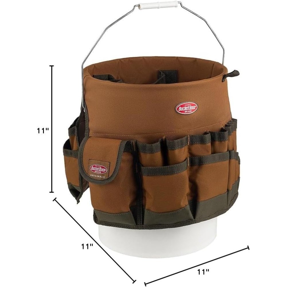 Bucket Boss The Bucketeer Bucket Tool Organizer in Brown, 10030
