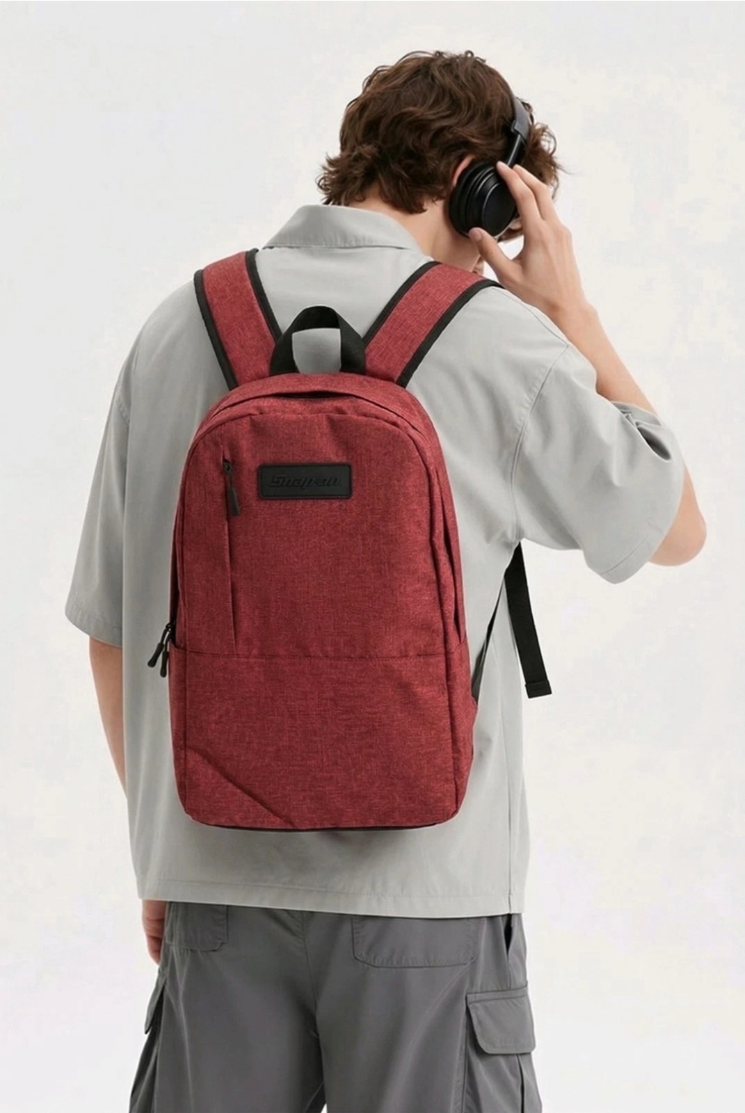 Snap On Tools Backpack RED W/black Logo Inner & Outer Pockets Rugged Design NEW