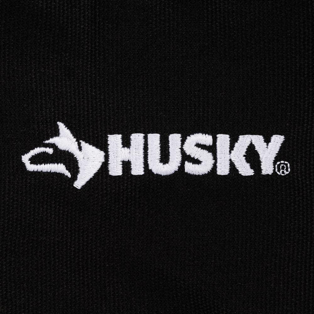 24 In. 13-Pocket Black Canvas Tool Work Apron