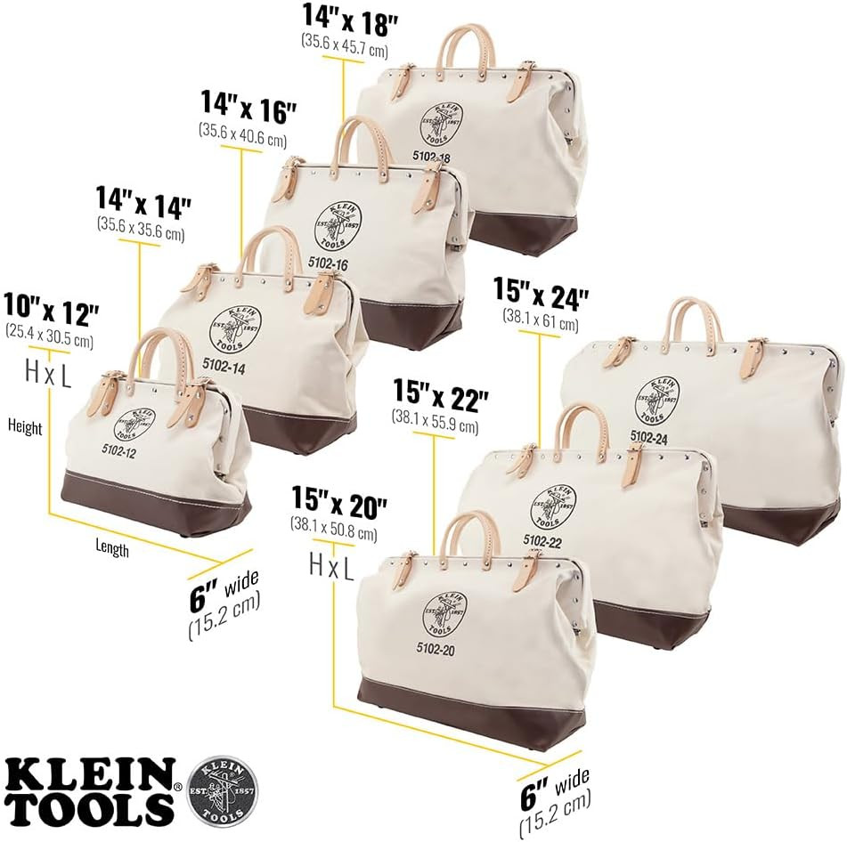 Heavy Duty Canvas Tool Bag – Versatile Tote for All Projects