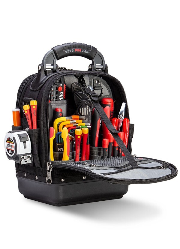 Veto Pro Pac Tech MCT Blackout Buildout Tool Bag with Tool Panel & Tablet Panel