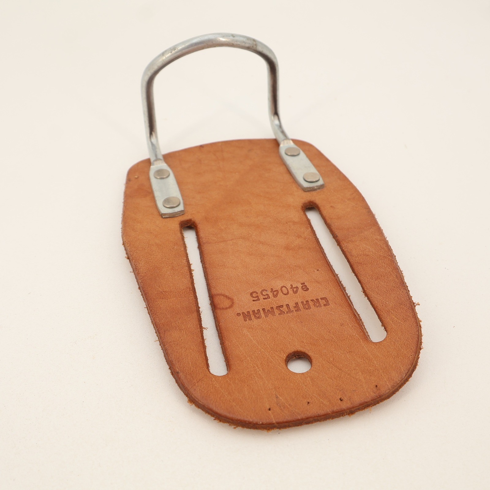 Craftsman 940455 Leather Hammer Loop Tool Belt Holder Brown Made in Mexico