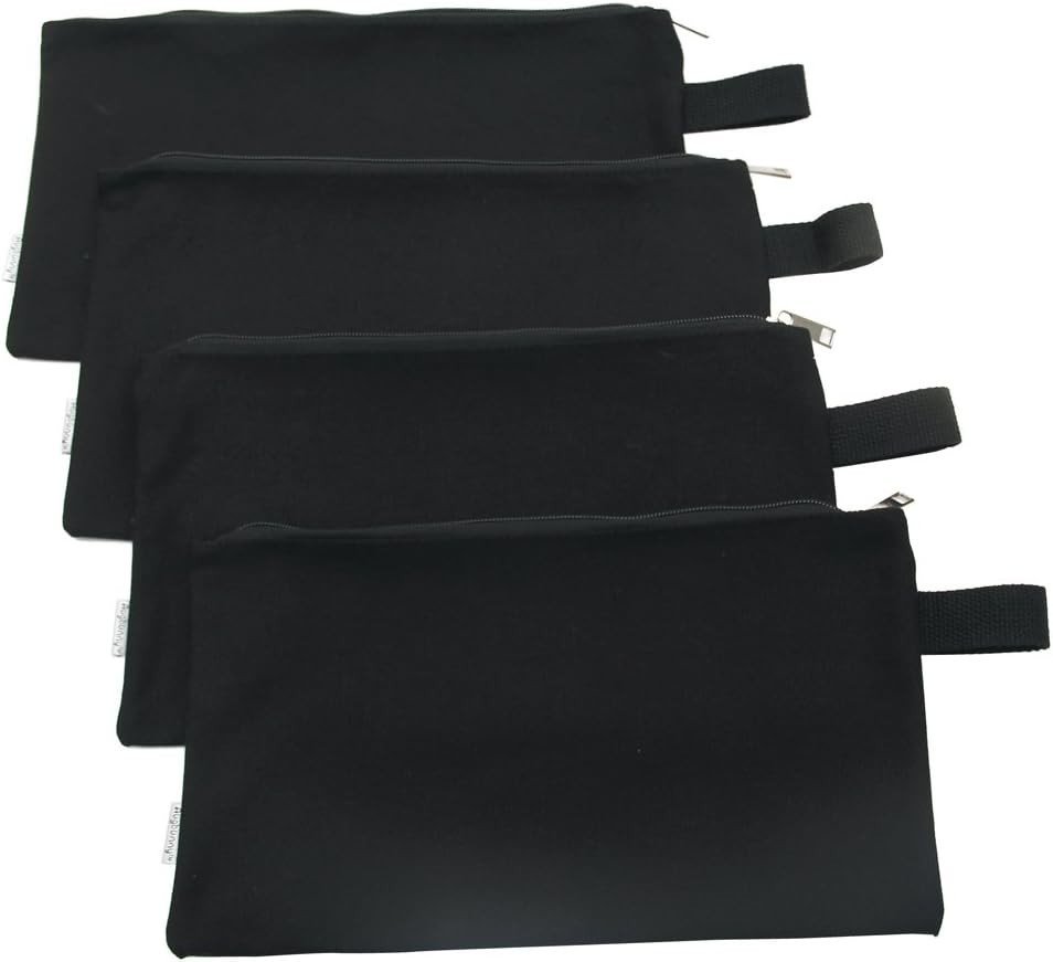 100% Cotton 16oz Heavy Duty Multi-purpose Canvas Zipper Tool Bag Organize Sto…