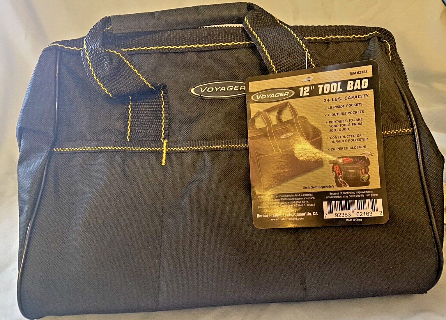 VOYAGER TOOL BAG TOTE 12-INCH STORAGE NEW WITH TAGS