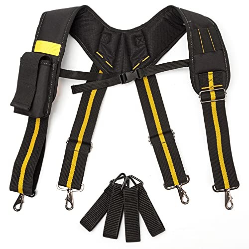 Tool Belt Suspenders Construction Bag Suspenders Padded Work belt Suspenders