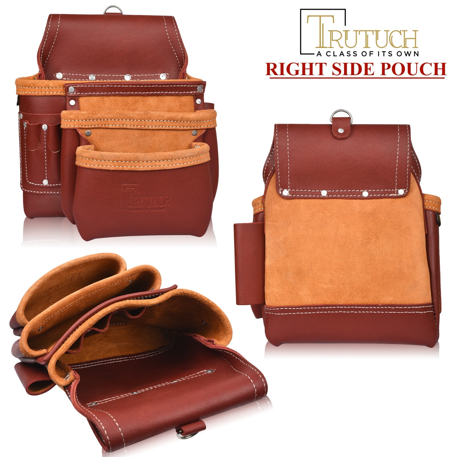Leather Tool Belt | Carpenter Tool Pouch | Framers Tool Belt | Handyman Belt