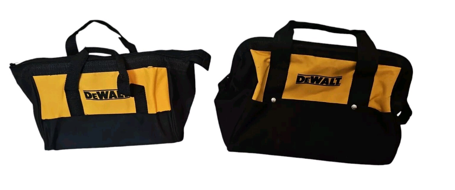 DEWALT 2 Tool Bags Set Small (11″) & Medium (13″) Brand New And Very Handy NWOT