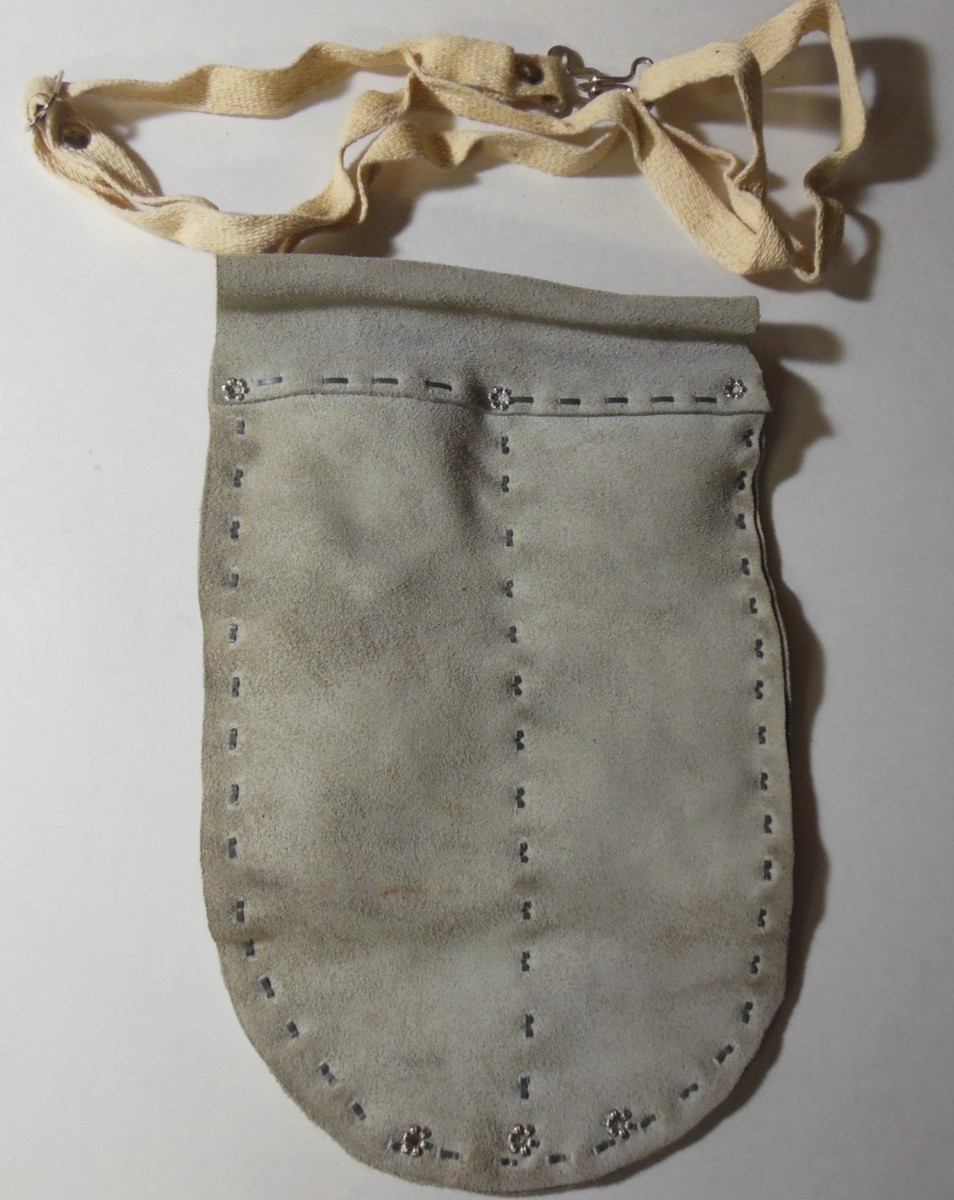 Unbranded 11 1/4 X 7 1/2″ Leather Knife Pouch Two Tool Holder