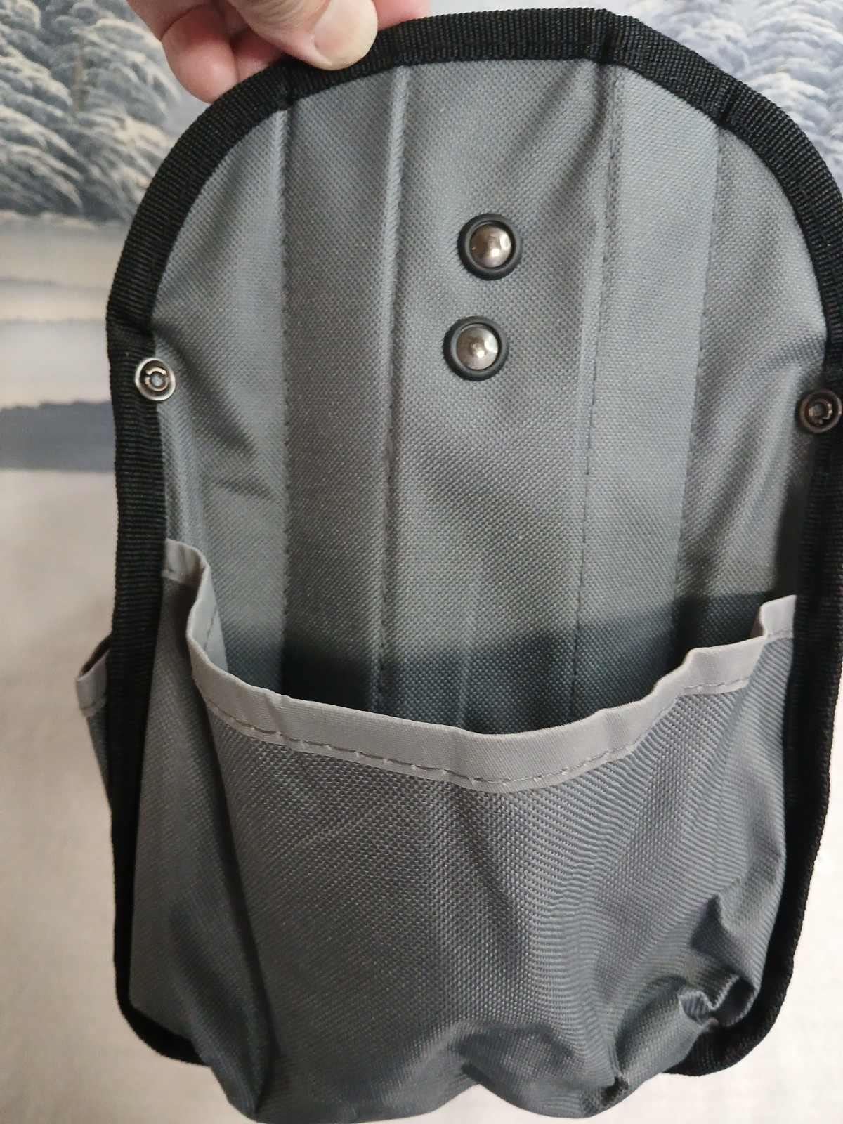 McGuire Nicholas Polyester Tool Pouch Black/Grey NEVER USED!