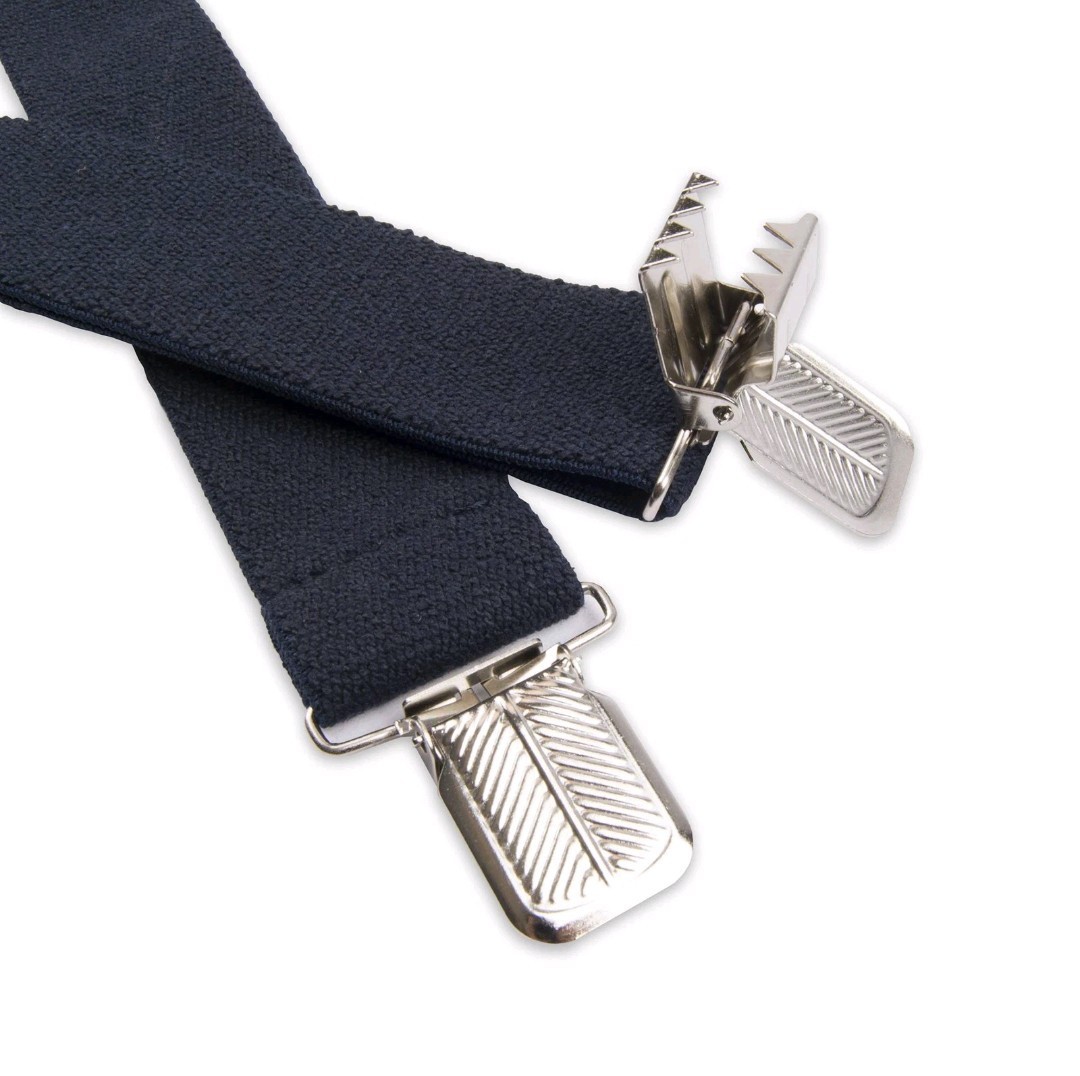 Dickies Men’s 1-1/4 Solid Straight Clip Suspender, Navy, One Size, Navy