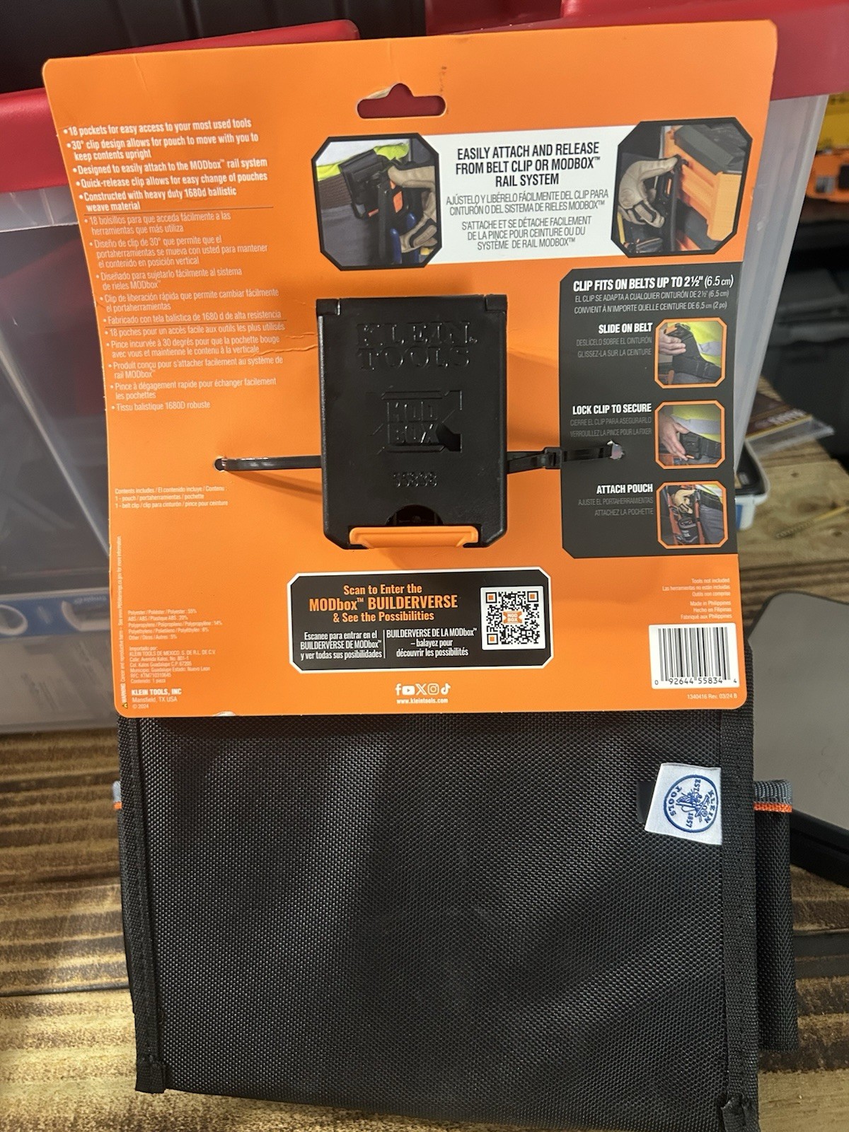 Klein Tools 55834MB MODbox 18-Pocket Tool Pouch
