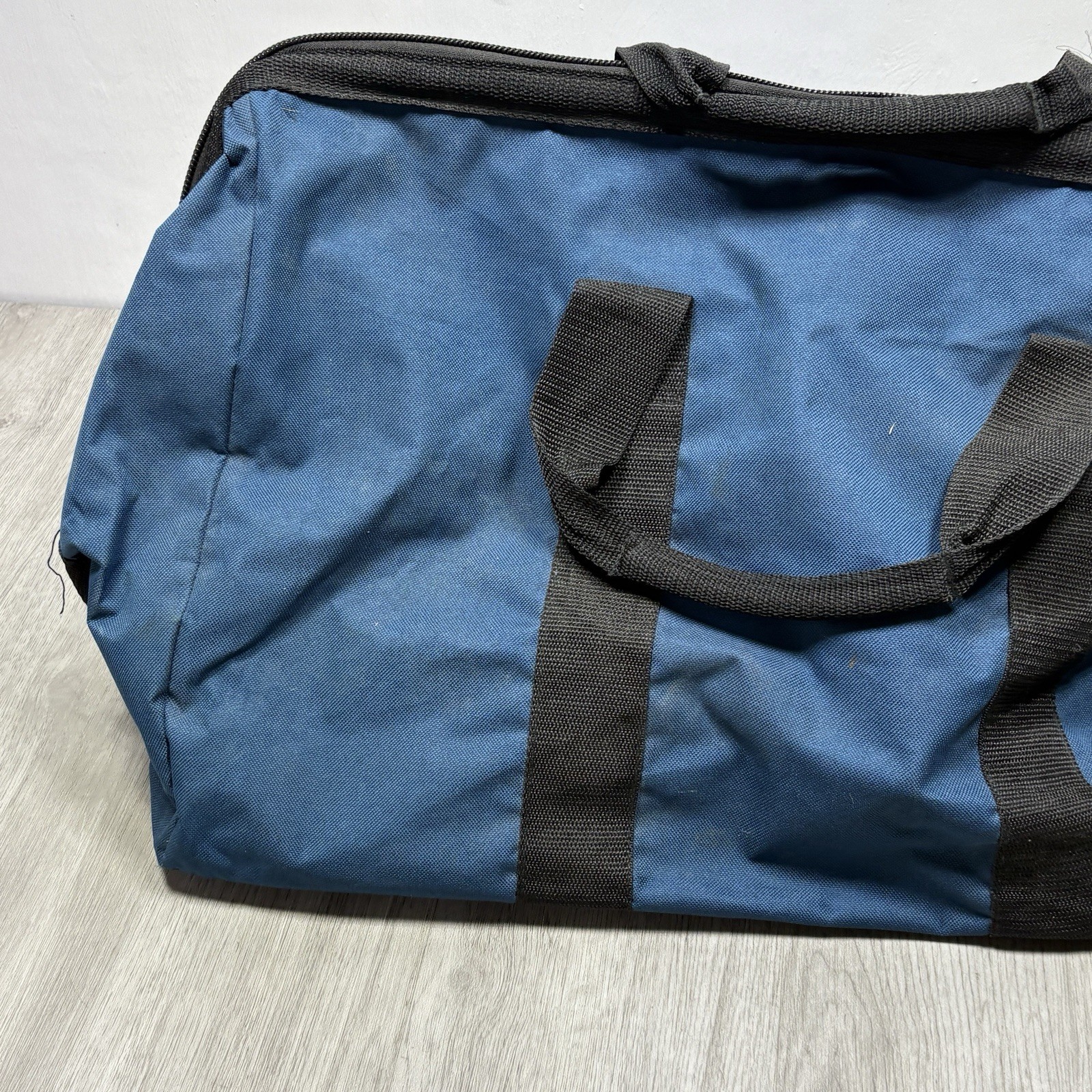 Ryobi Tool Bag 22x14x12 ” Large Blue Zippered Canvas Tool Bag Carry Storage Case