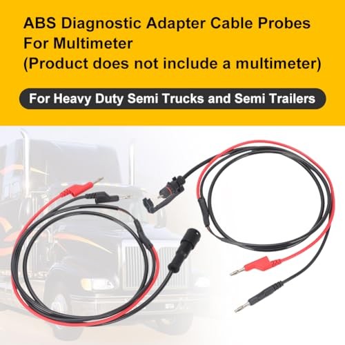 ABS Diagnostic Multimeter Cable Adapter for Heavy Duty Semi Trucks | 1 pcs