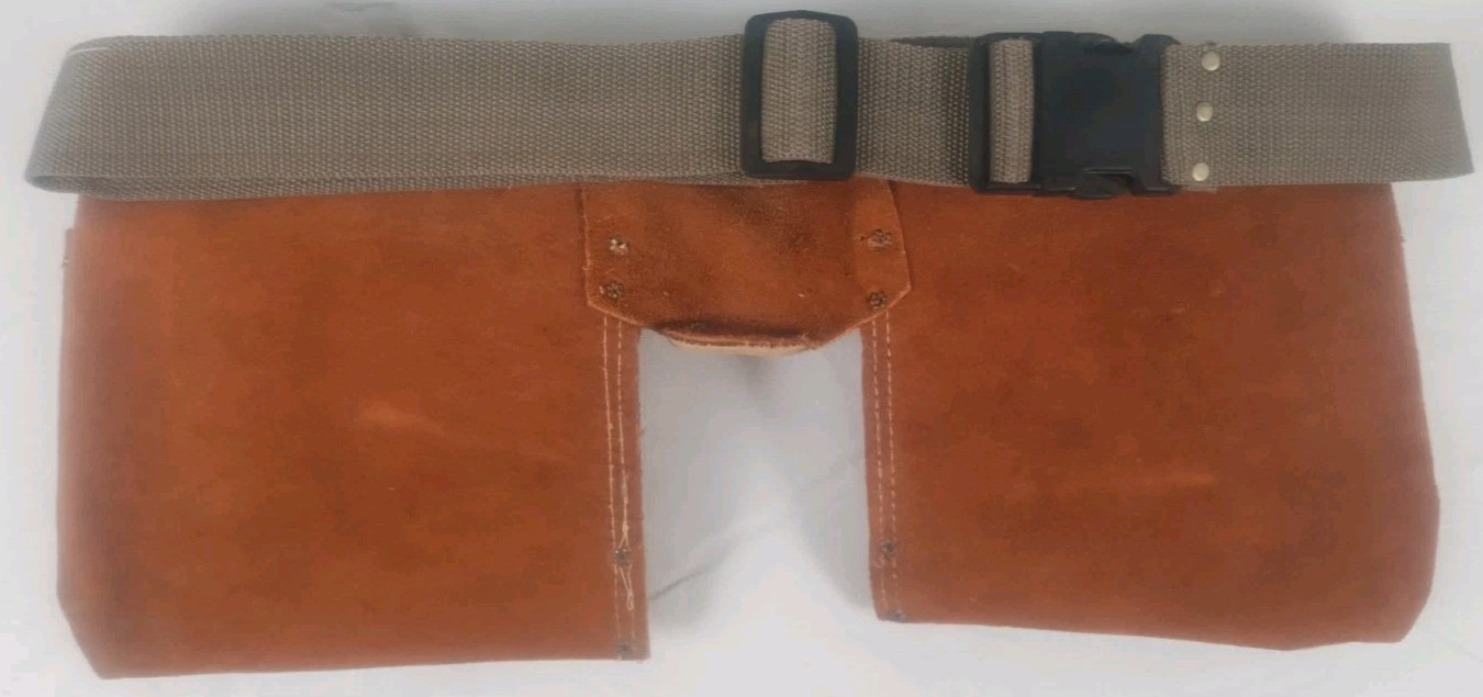 Companion Leather Belt Brown Multi Tool Belt Construction Handyman Adjustable