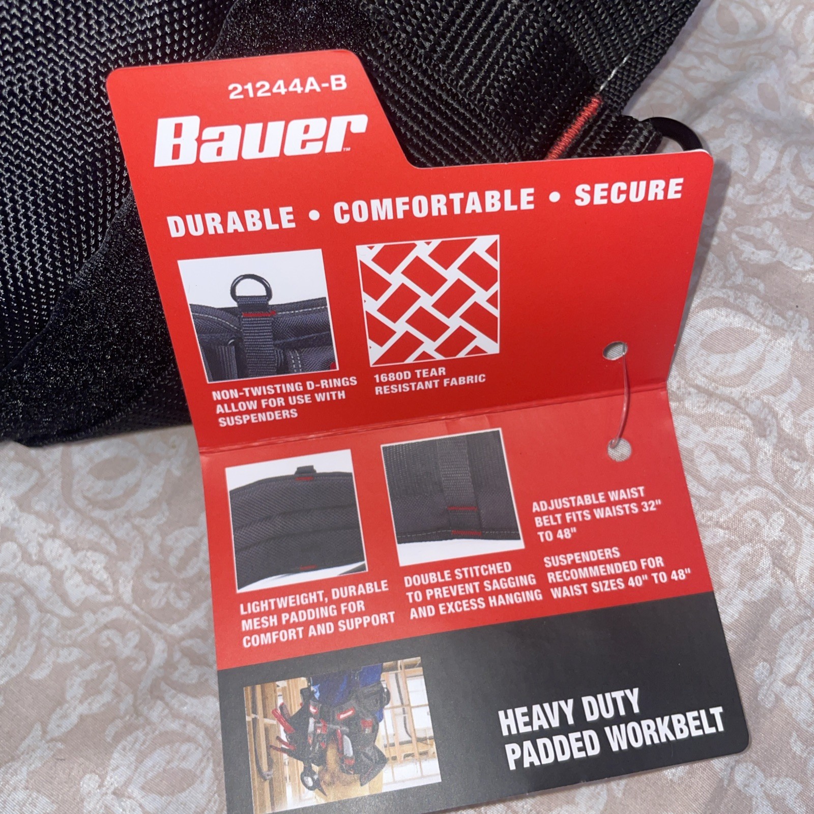 Bauer Tool Belt System (for Larger Men)