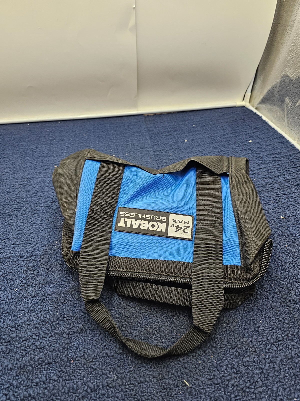 Kobalt Brushless 24V Max Bag Blue Black Zipper Closure *PICTURED ITEM ONLY