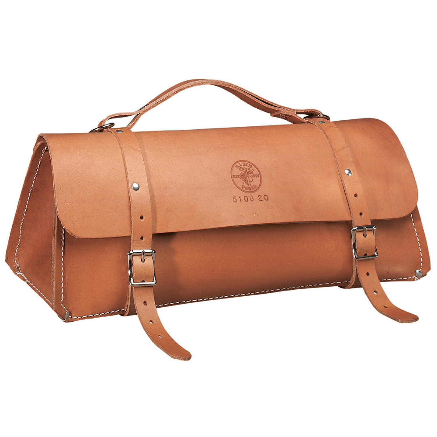 Klein Tools 5108-24 Deluxe Leather Bag, 24-Inch