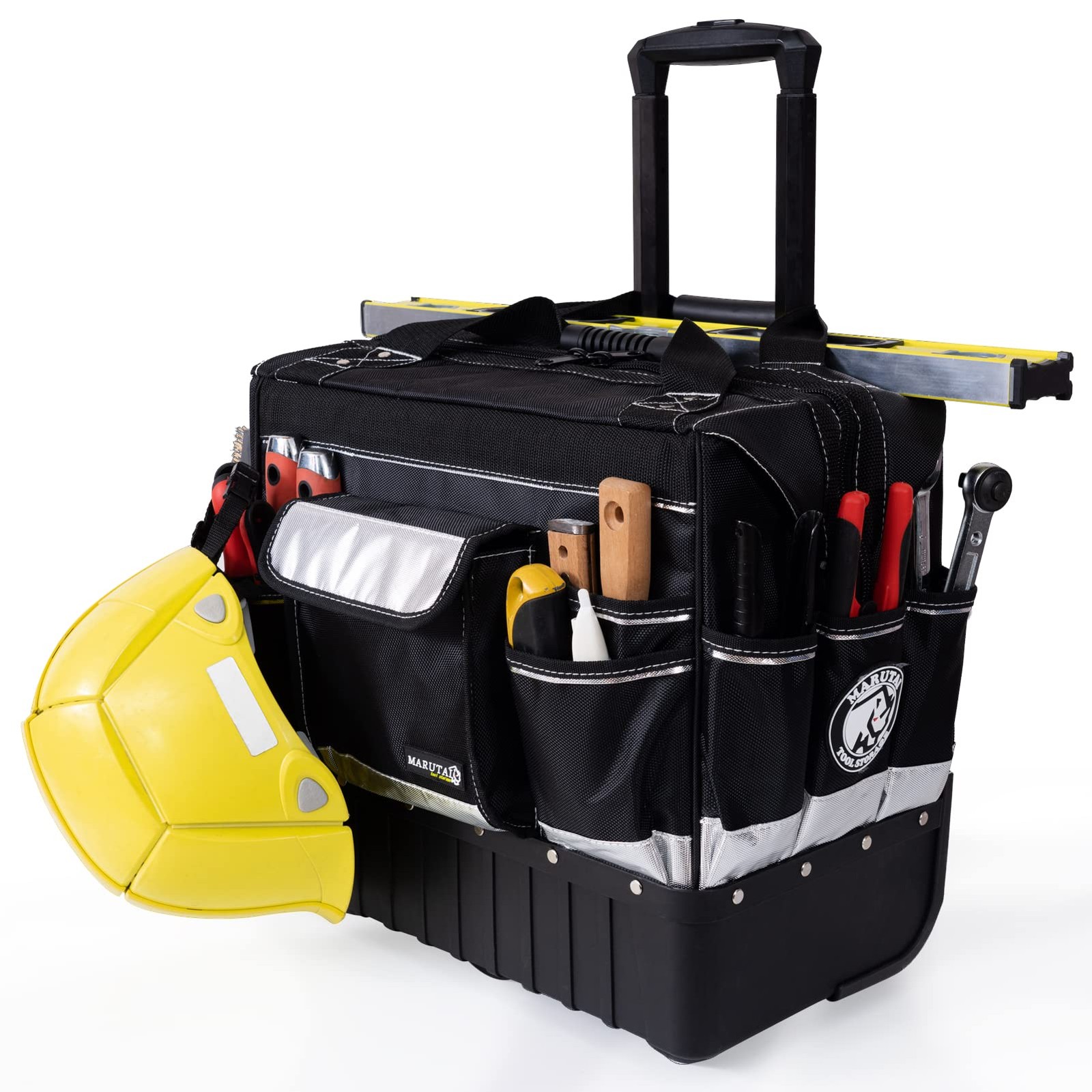 MARUTAI 18” Rolling Tool Bag, Waterproof Tool Bag with Wheels, Portable Storage