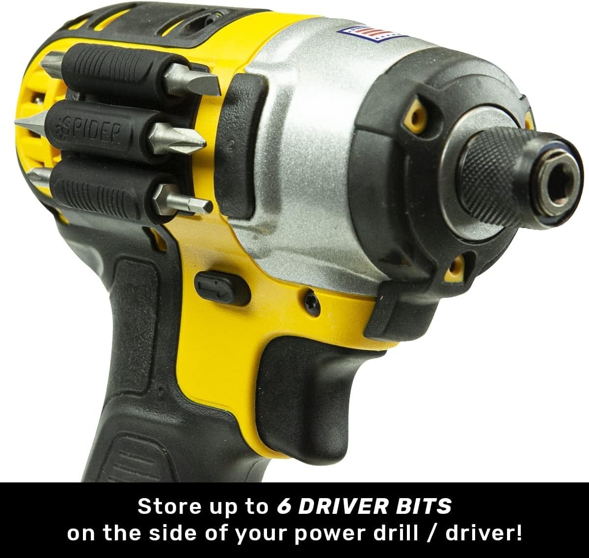 Tool Holster BitGripper V2 2 Pack Easy Drill Bit Storage