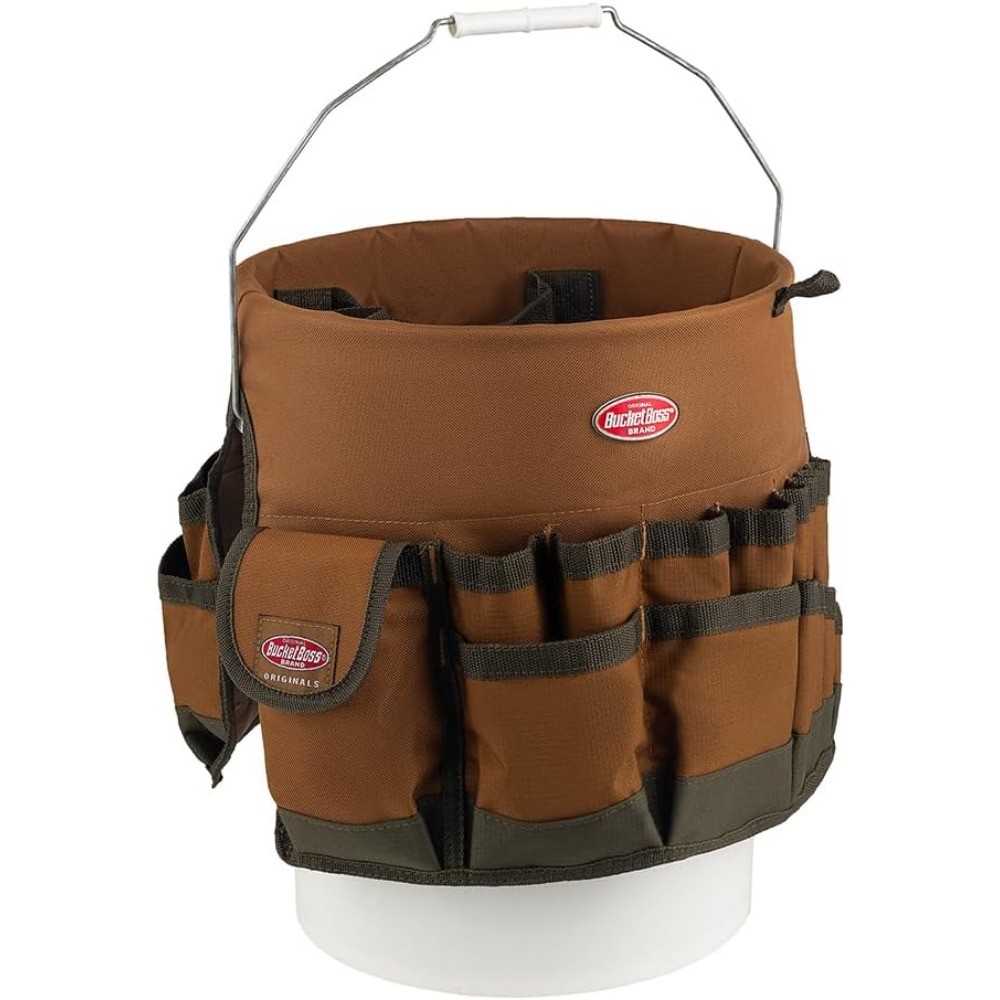 Bucket Boss The Bucketeer Bucket Tool Organizer in Brown, 10030