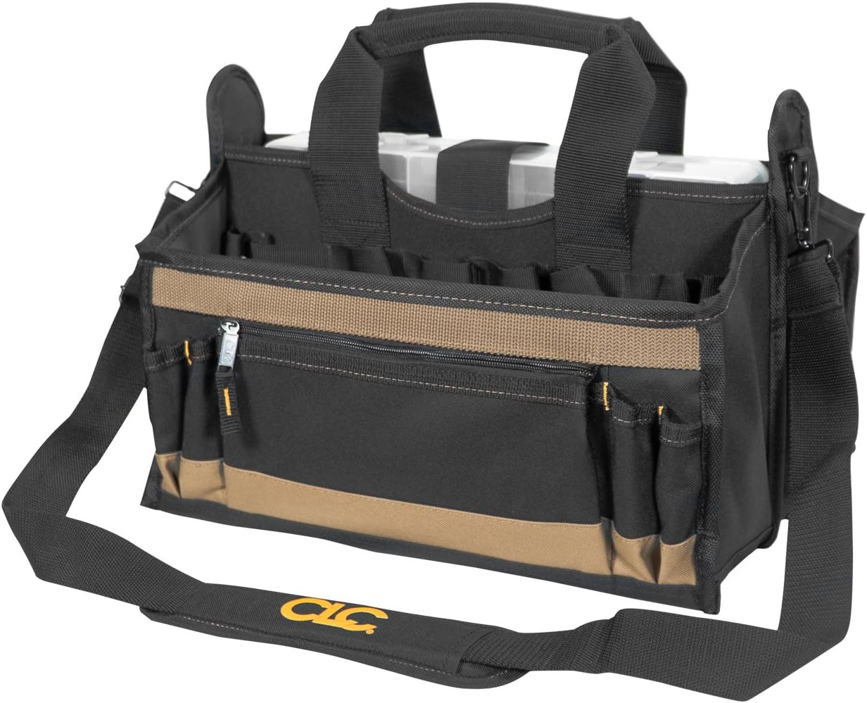 CLC 1529 16 In. Center Tray Tool Bag, 16 Pocket