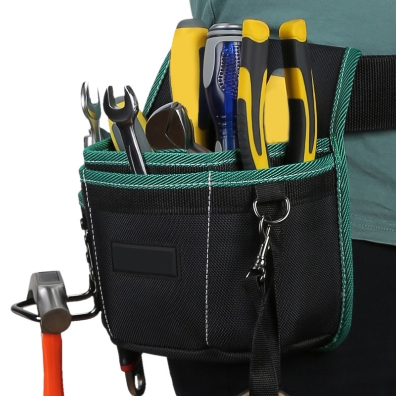 Electrician Tool Pouch with Adjustable Belt Tool Pouches for Convenient Carrying