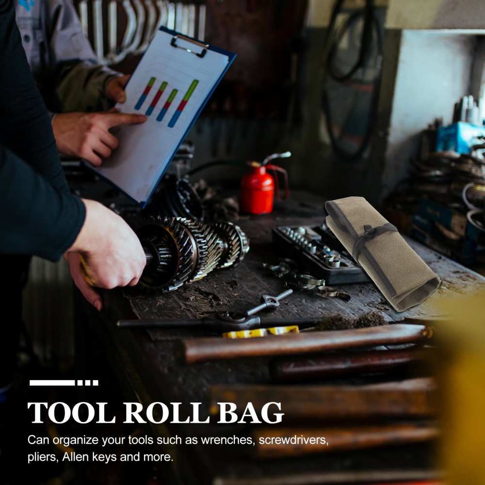 2 PCS Storage Bag for Hand Tools Bags Men Canvas Pouches Carrier