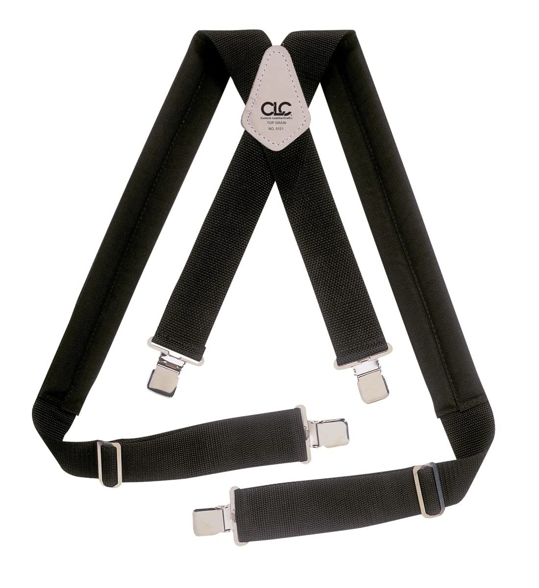 5121 Padded Work Suspenders, unisex, Black