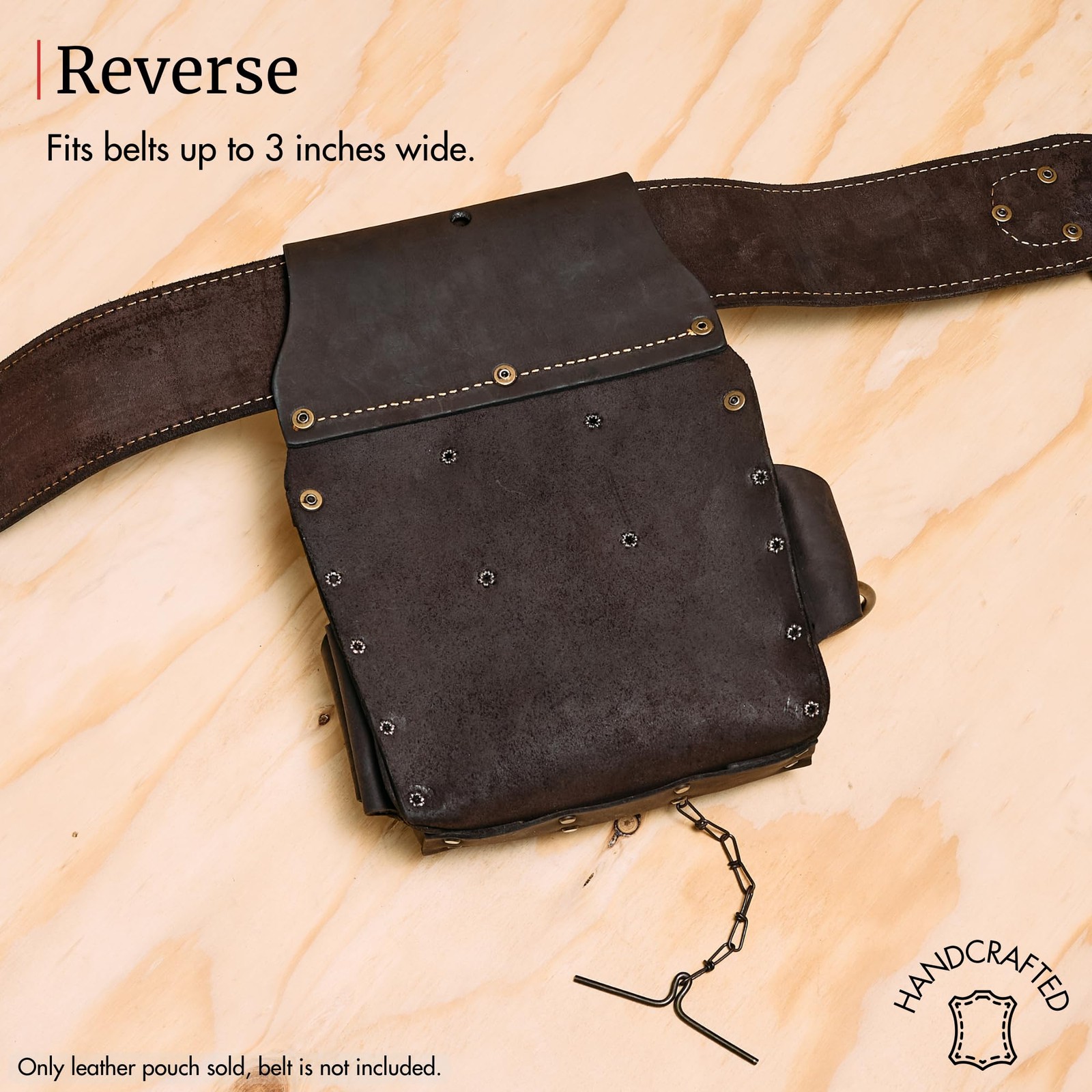 FESA Leather Electrician Tool Pouch – 13-in-1 Top Grain Leather Electrician P…