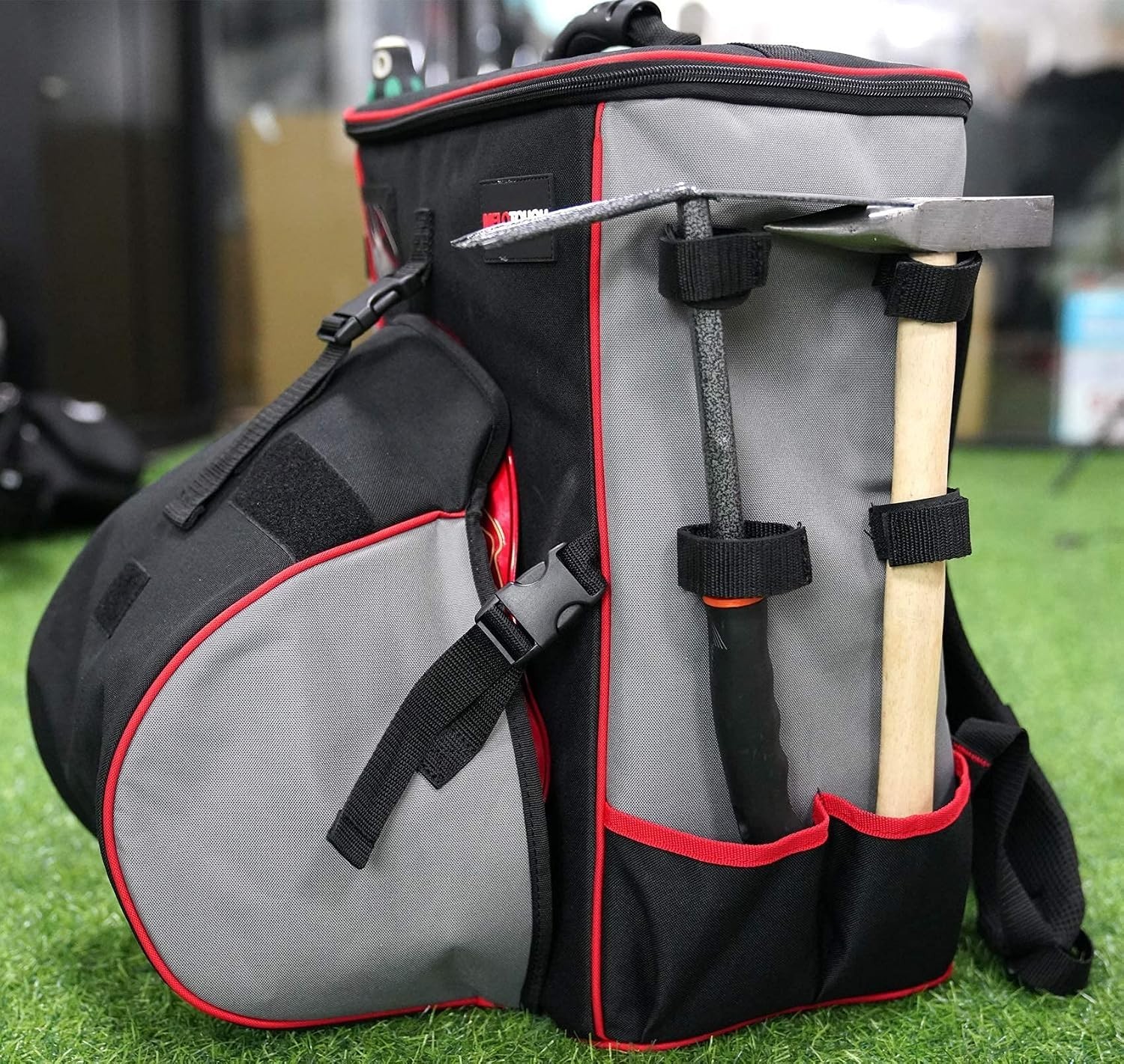 Large Capacity Welding Tool Backpack with Multiple Compartments & Utility Pocket