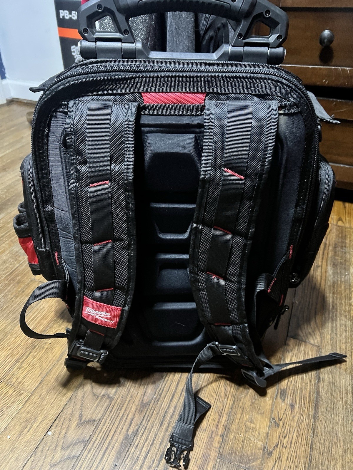 Milwaukee 48-22-8303 PACKOUT Tear Resistant Ballistic Structured Backpack-black
