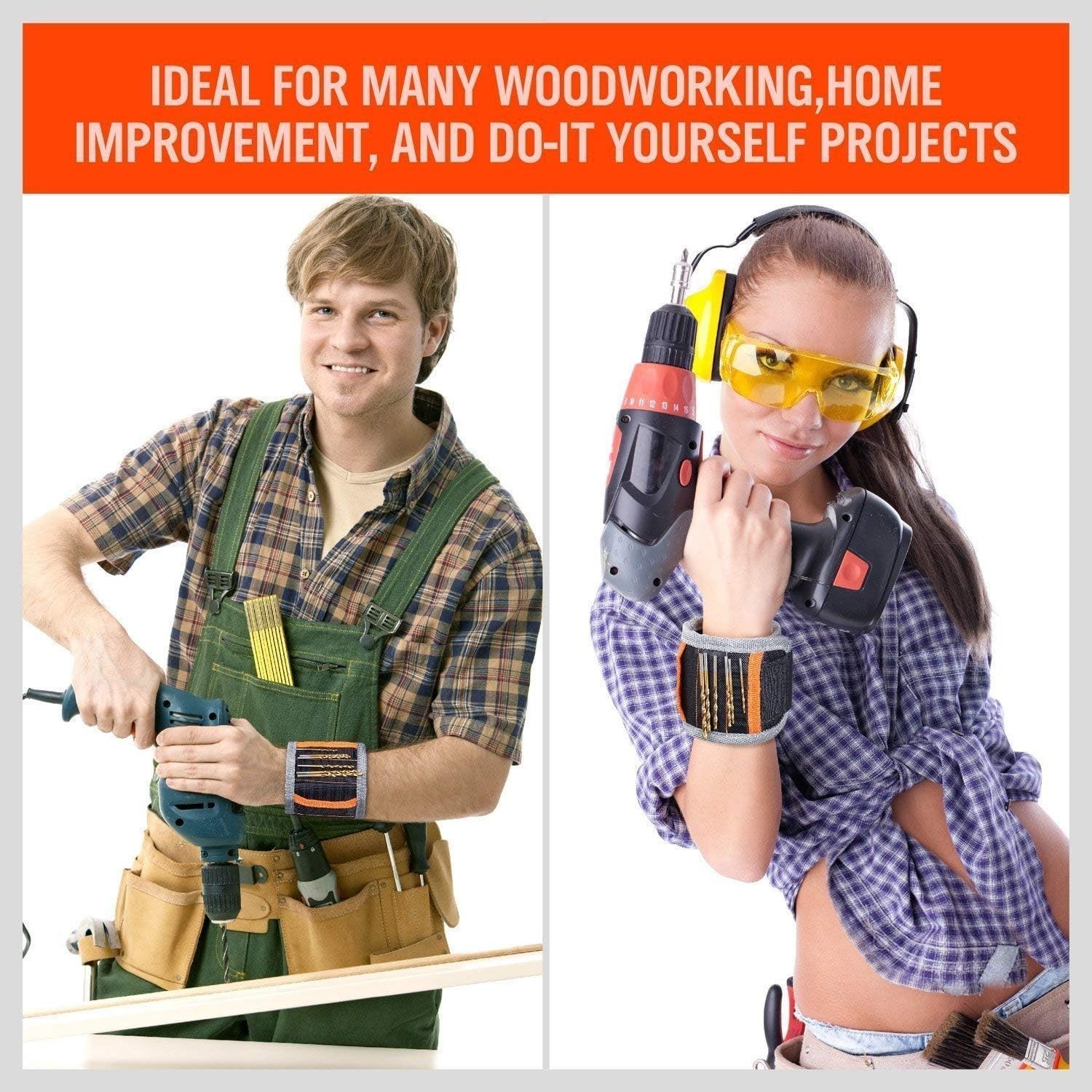 Cool Magnetic Wristband for Easy Tool Access: Ideal Valentine’s Day Gift for Him