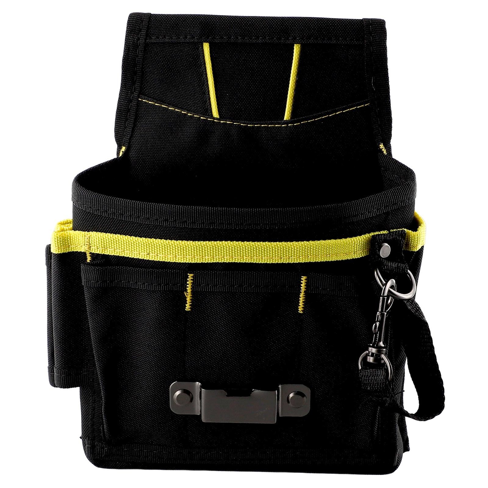 Hot Sale Tool Bag Waist Storage With Pockets 24*17*4cm Belt Tool Black