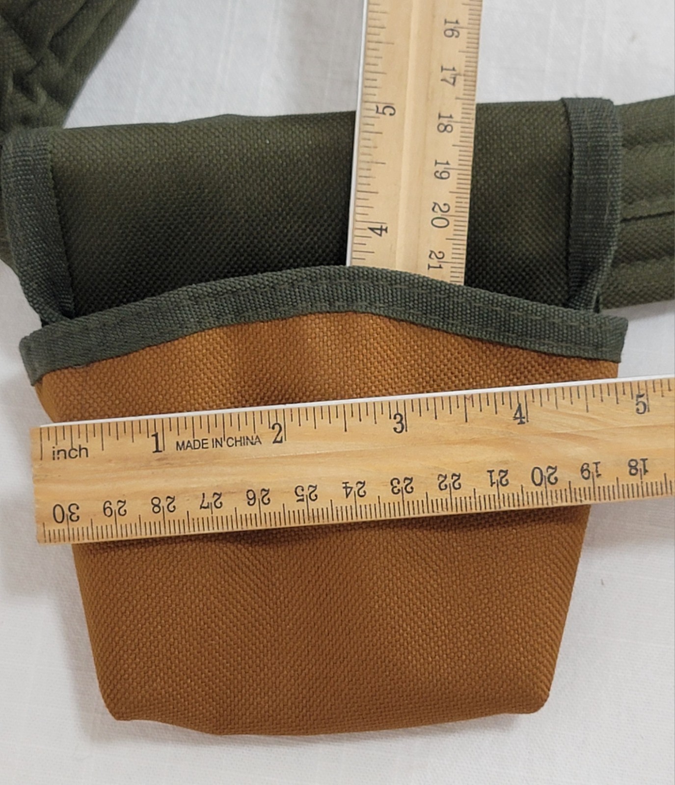 New Vintage Bucket Boss Fiskars Brand Handyman Tool Belt Pouch 90s Original NOS