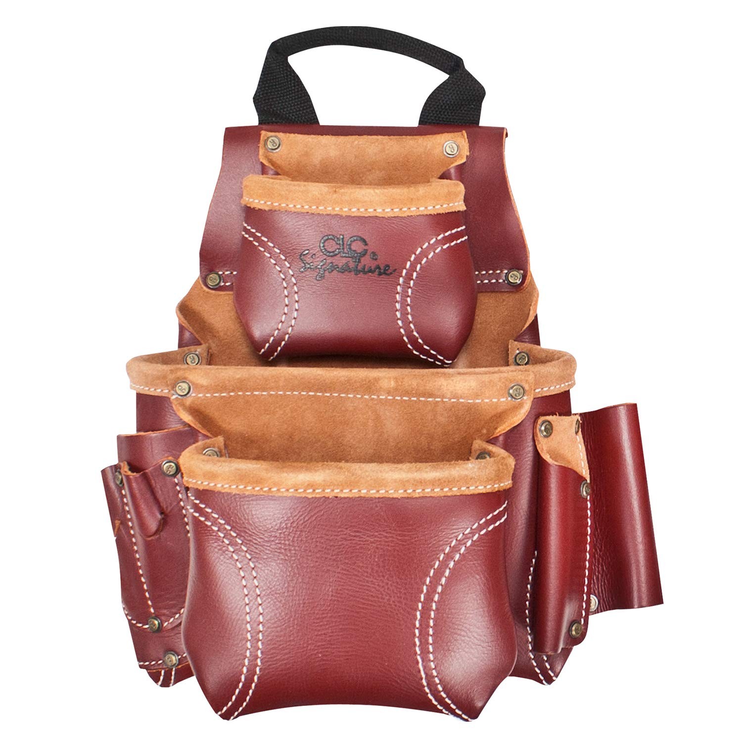 CLC CUSTOM LEATHERCRAFT 21453 18-Pocket Combo Leather Carpenter Apron Tool Belt
