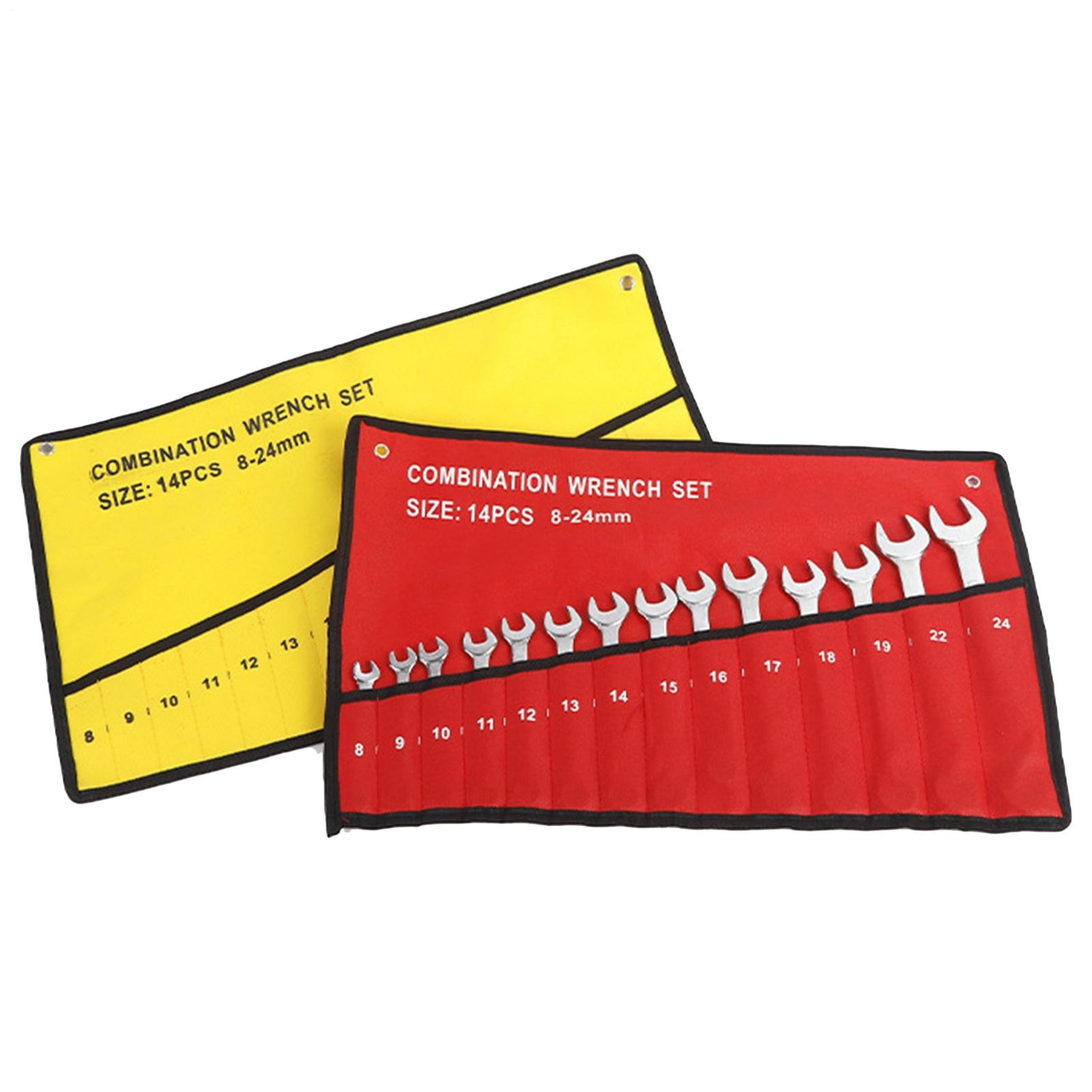 Wrench Roll Bag Heavy-Duty Tear-Resistant Tool Pouch For Garage, Workshop