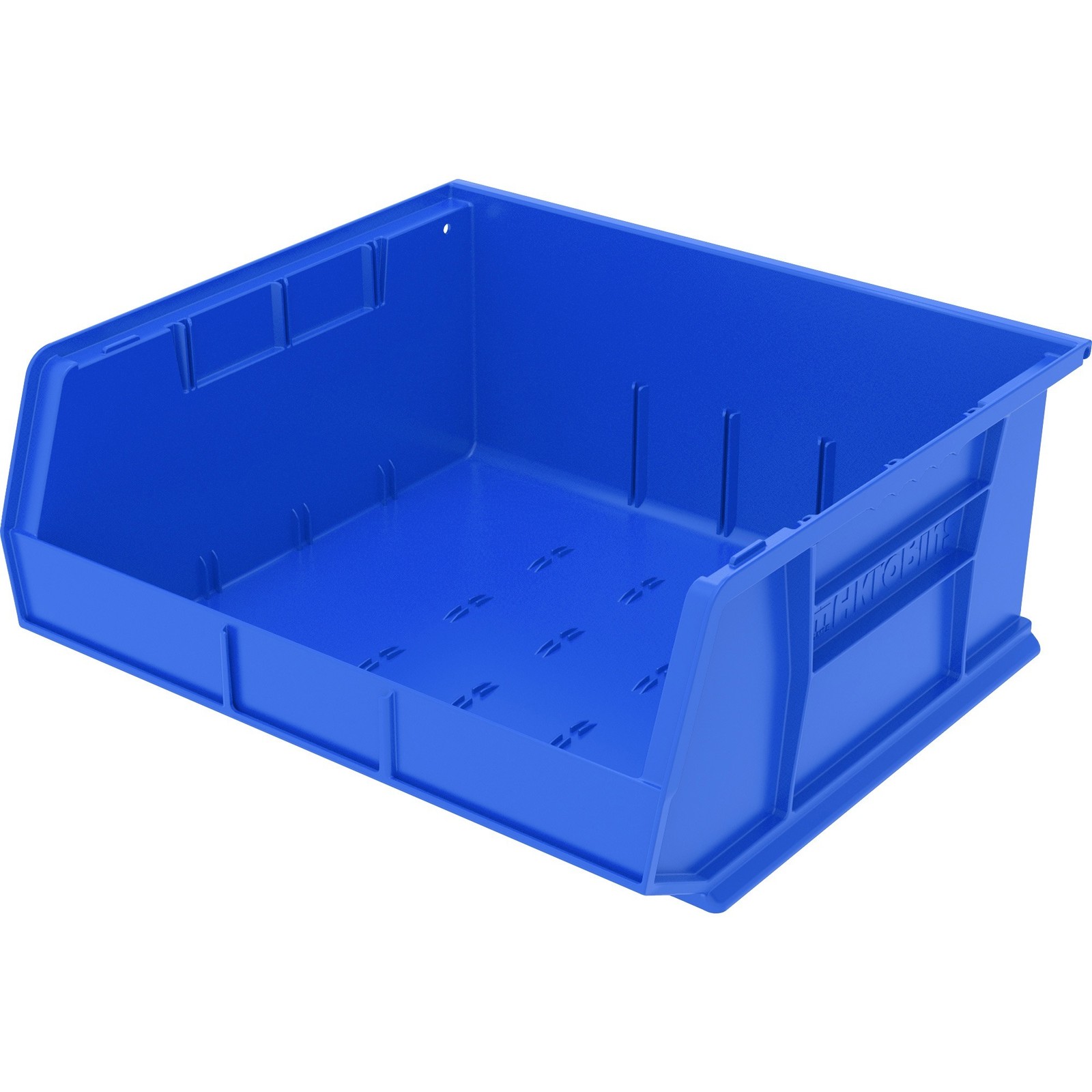 Akro-Mils 30250B_35 Stackable Bin 7×16.5×14.8 Blue Polymer