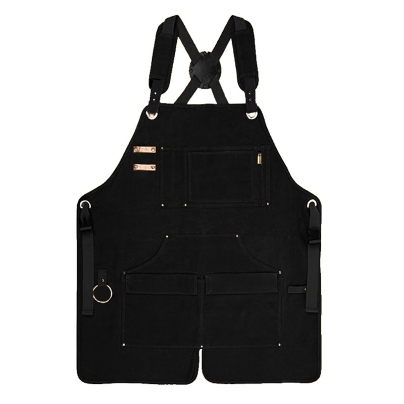 Carving Apron Ergonomic Design Front Pocket Collects Chips Effectively