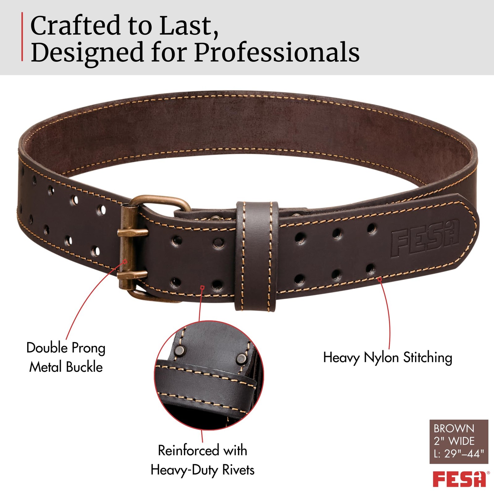 Mens Handcrafted Top Grain Leather Tool Pouch Belt For Carpenter Trade Pro
