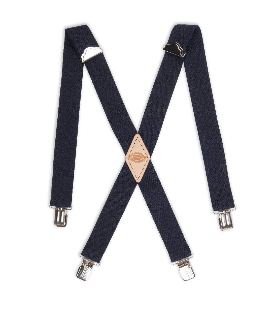 Dickies Men’s 1-1/4 Solid Straight Clip Suspender, Navy, One Size, Navy